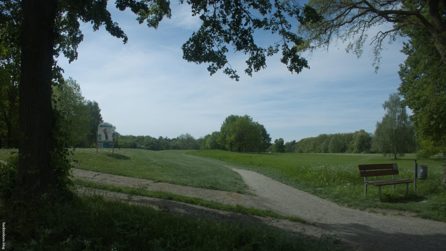 On the golf course