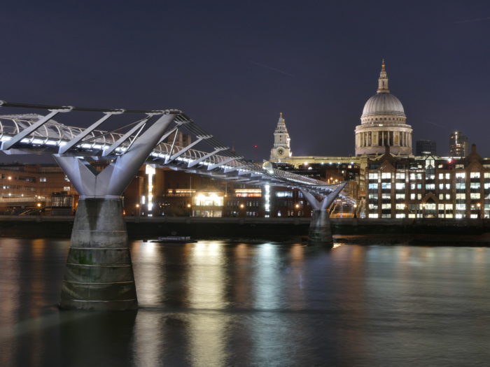 Millenium Bridge and Saint Paul's