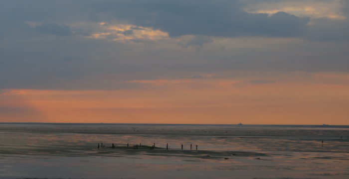 Sunset at the North Sea, Germany, July 2021