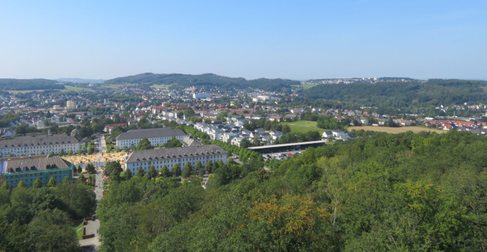 View from the Tower, Sauerland Park, 2021