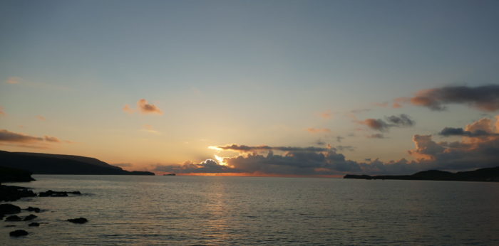 Sunset at Balnakeil Beach, Scotland, 2016