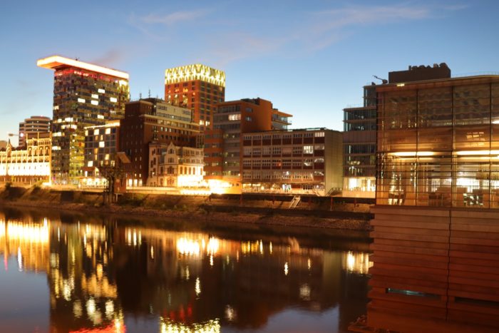 Media Harbour at Night