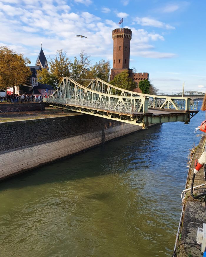 Moving Bridge in Cologne, October 2021