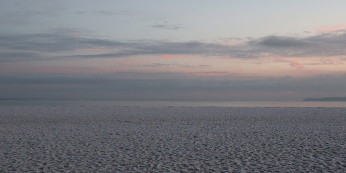 Sunrise at the Baltic Sea, December 2021