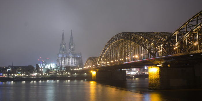 Cologne by night, January 2022