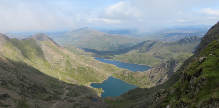 View from Snowdon, Wales / UK, Summer 2018