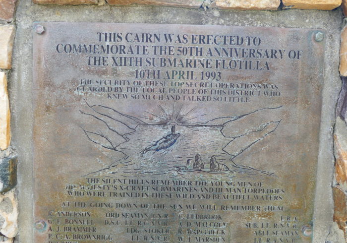 Memorial Cairn, Submarine Flotilla