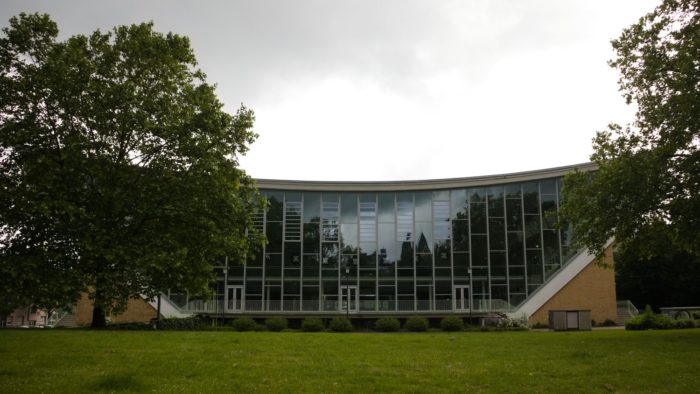 Swimming Centre, Built in 1957, Wuppertal, June 2022