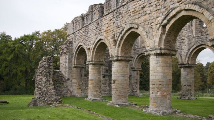 Ruins of Buildwas Abbey, Shropshire, UK