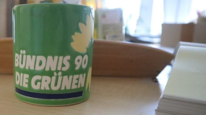 Green Party Coffee Mug