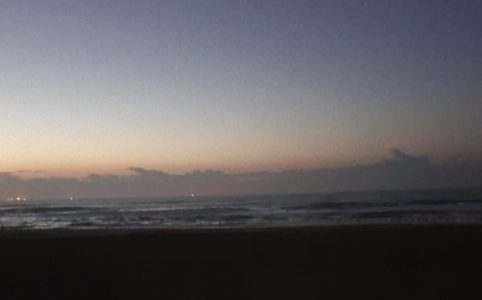 The beach after sunset, Katwijk an Zee, December 2022