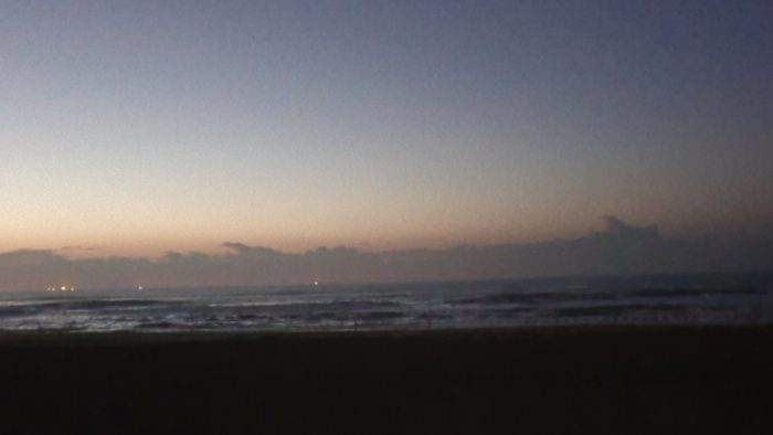 The beach after sunset, Katwijk an Zee, December 2022