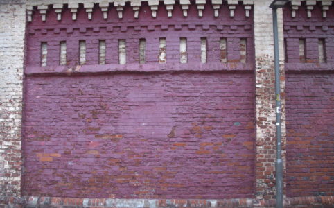 brick wall of a former brewery