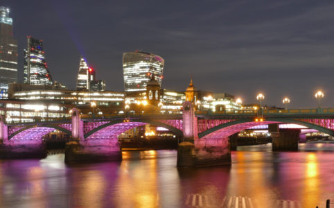 Iluminated River, London 2020