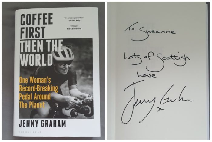 Signed copy of Jenny Graham's book