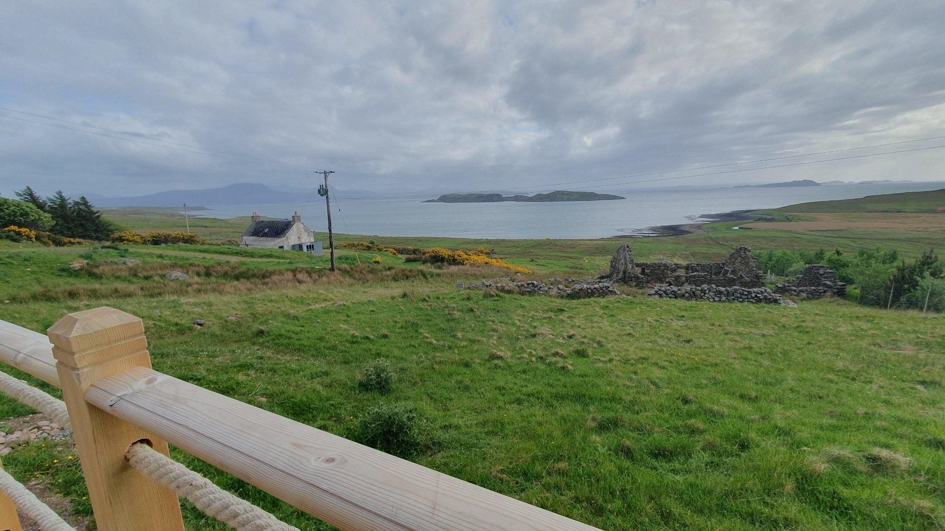 View of the Summer Isles from my pod