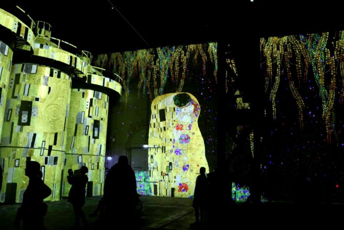 Immersive art show, Gustav Klimt