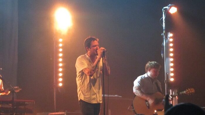 Frank Turner on stage in Cologne, 2013