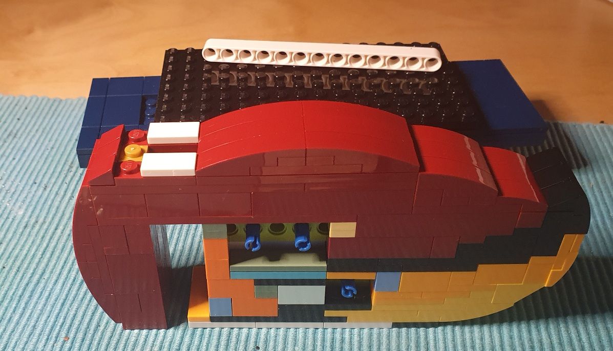 Half built LEGO duck
