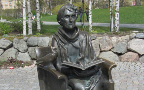 Statue of Astrid Lindgren in Stockholm