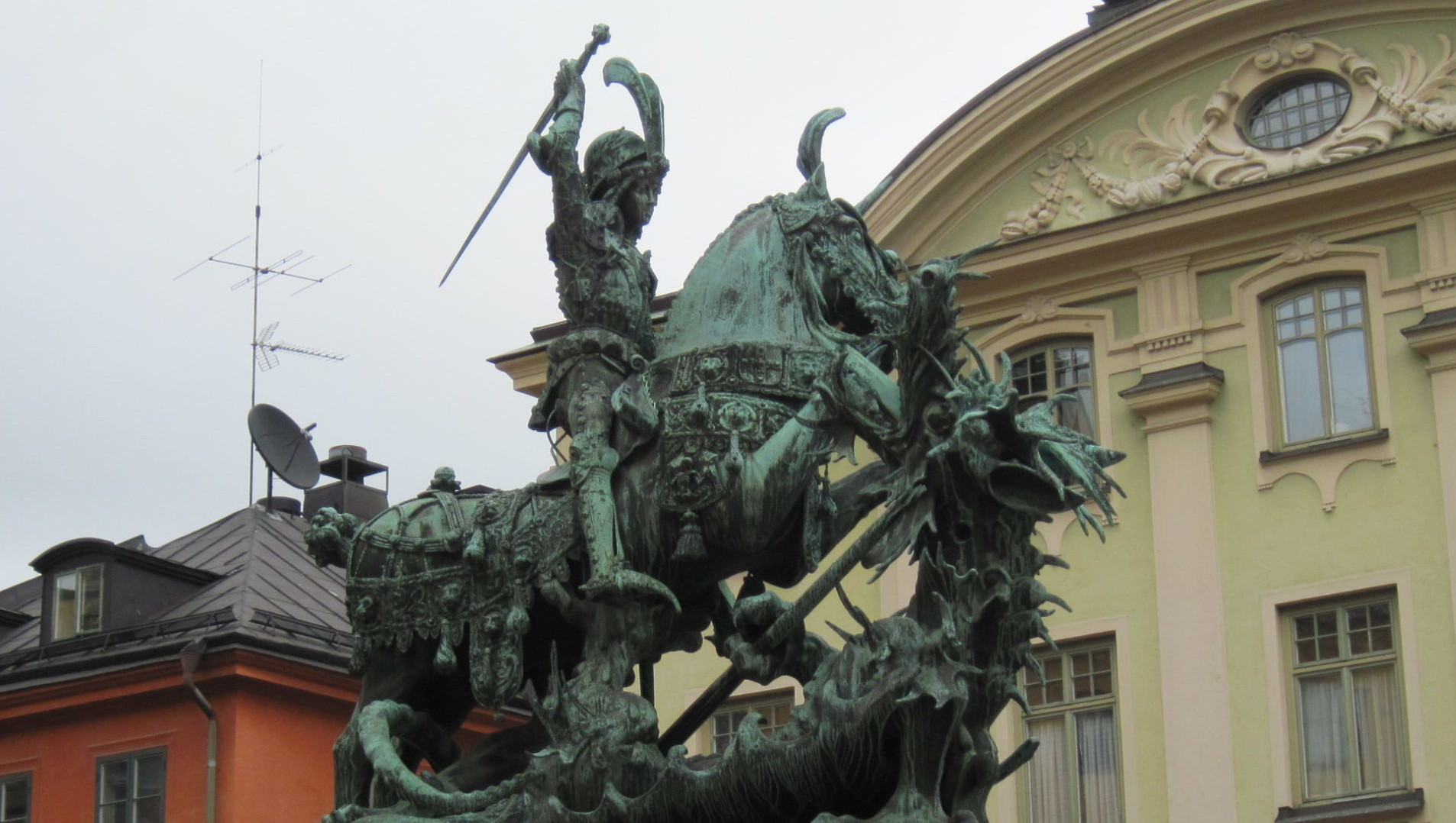 St. Georg statue in Stockholm