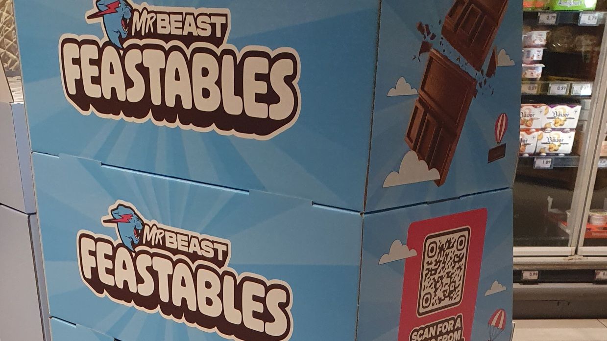 Mr Beast Feastable Display