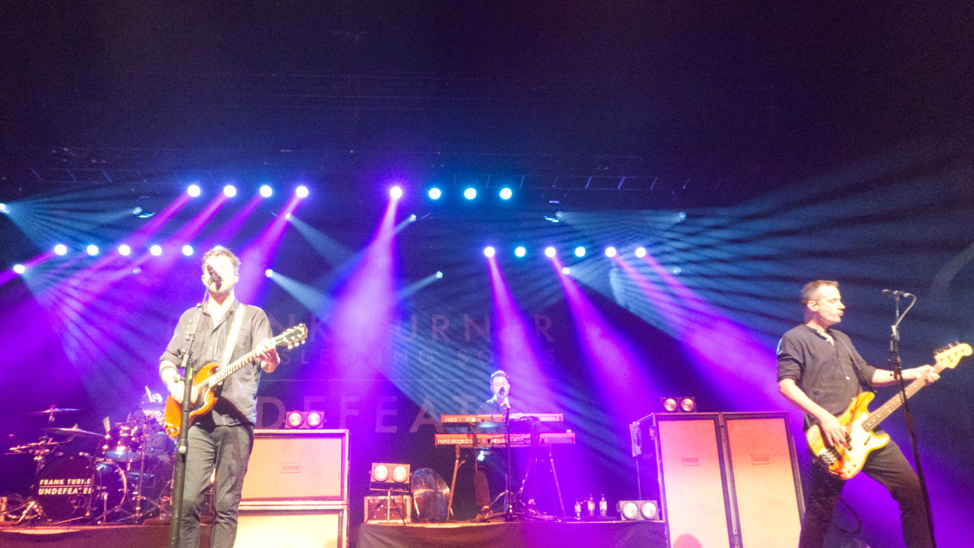 Stunning colourful lights on stage