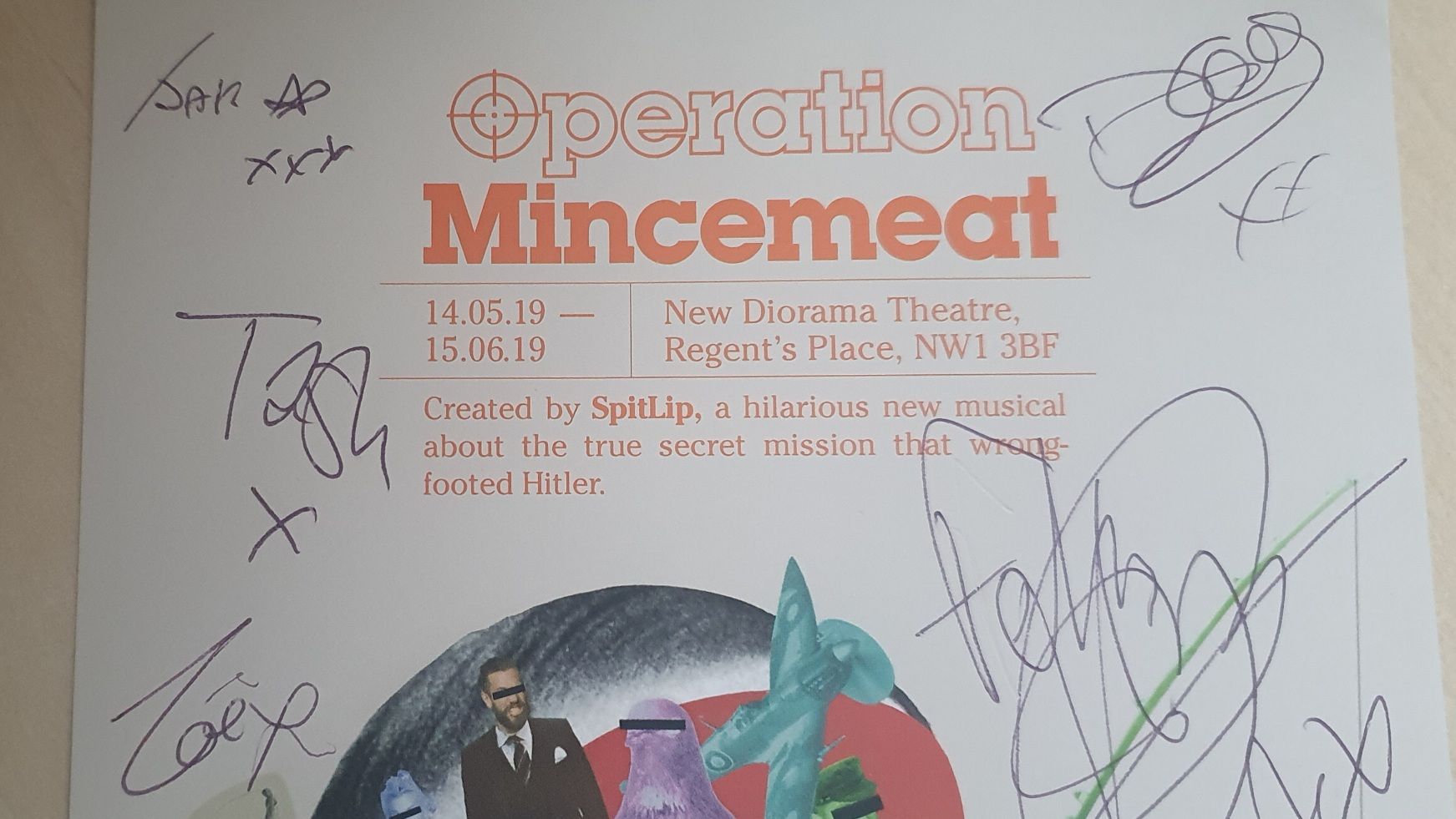 Old Operation Mincemeat flyer