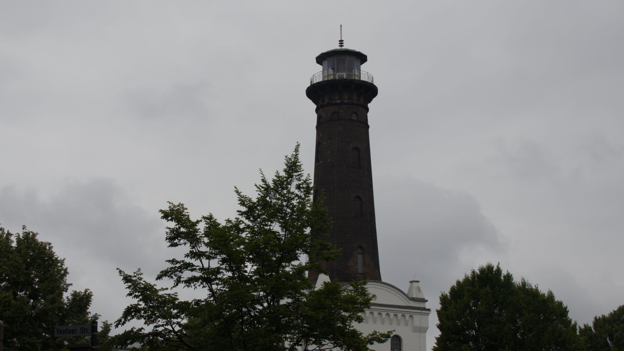 Tower looking like a lighthouse
